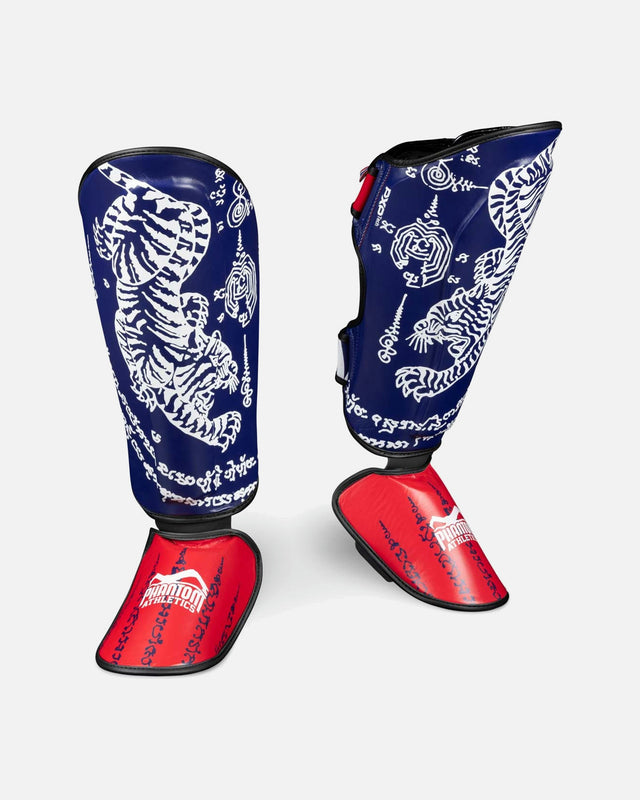 Phantom Athletics Scheenbeschermers Muay Thai - Zwart/Zilver