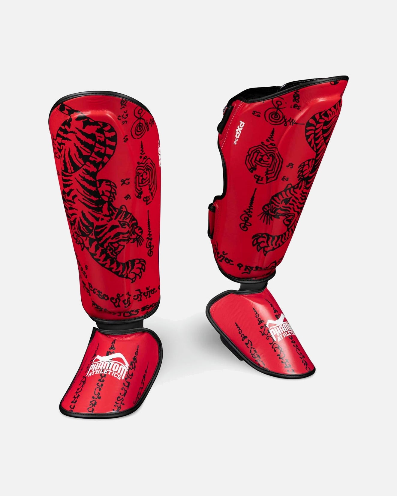 Phantom Athletics Scheenbeschermers Muay Thai - Zwart/Zilver