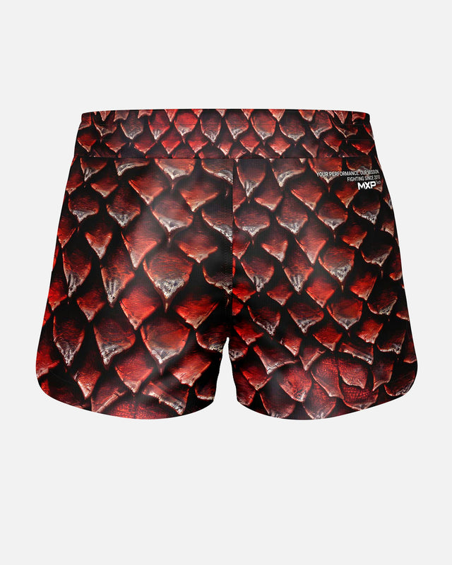 Spodenki MMA Phantom Athletics Fusion Red Dragon – Czerwone