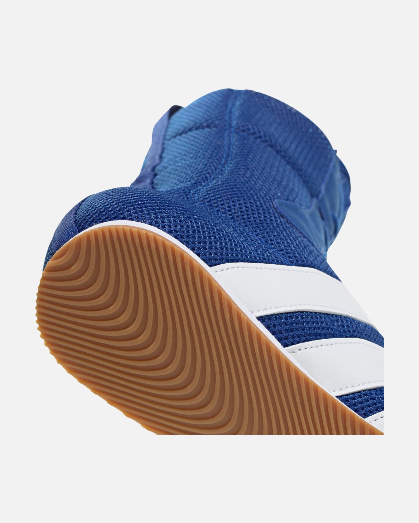 Adidas Box Hog Classic Boxing Shoes - Blue/White
