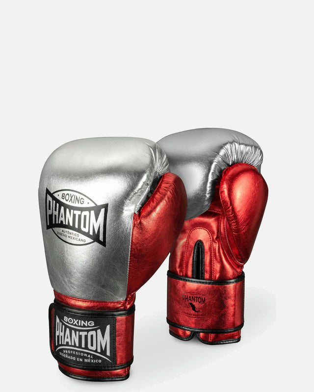 Phantom Athletics Bokshandschoenen Mexico - Zilver/Rood