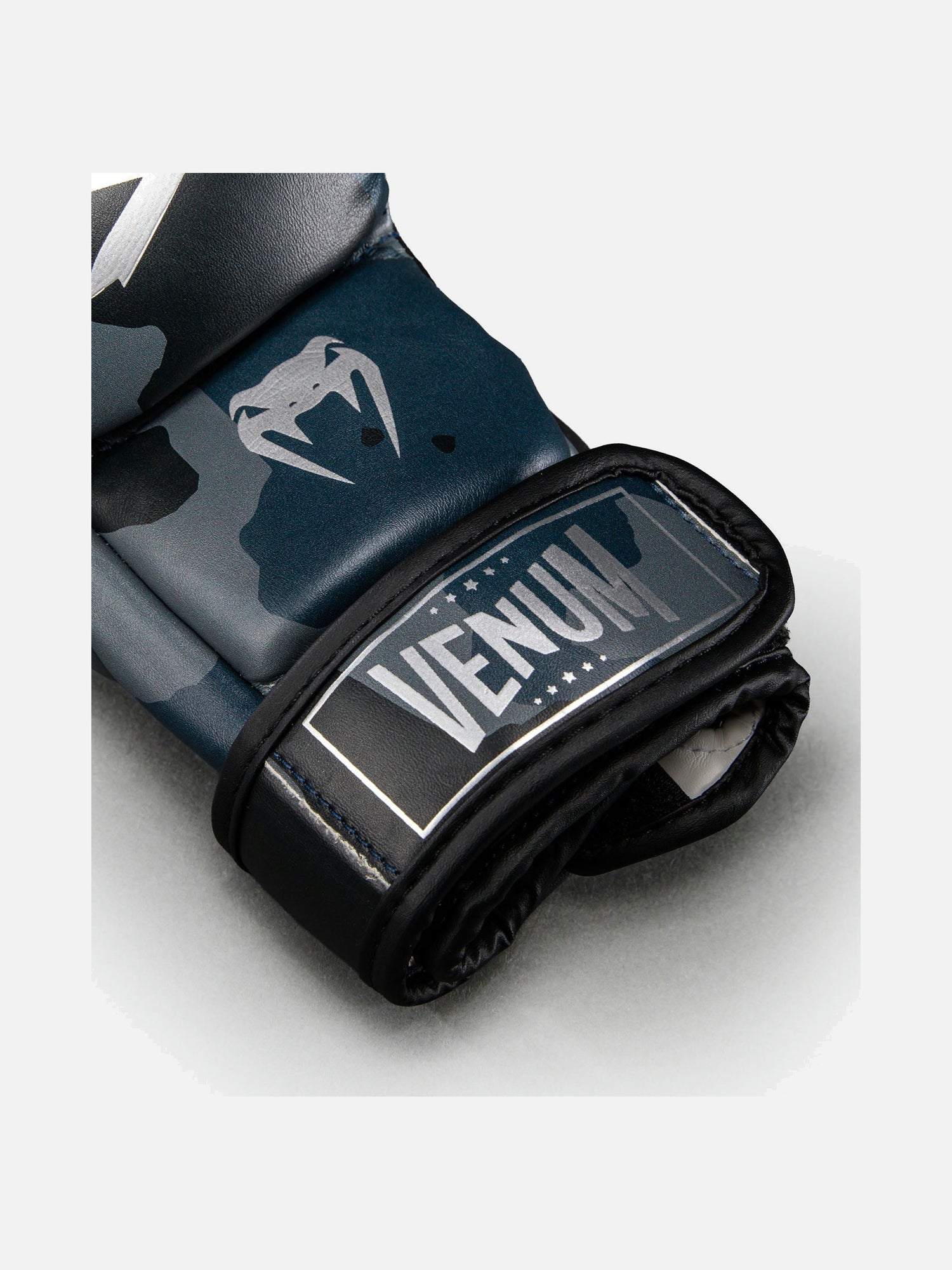 Rękawice MMA Venum Elite Camo – Ciemny marynarki/Niebieskie