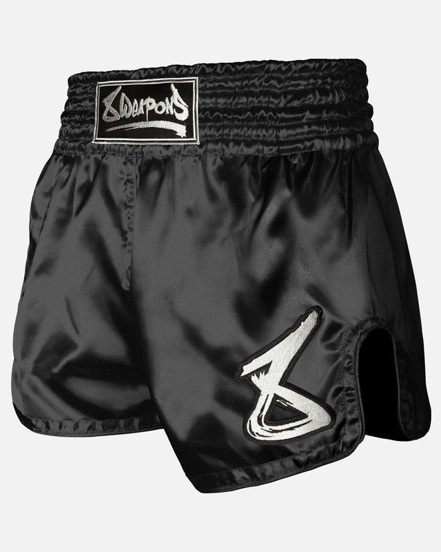 8 WEAPONS Muay Thai Shorts Strike - Black/White