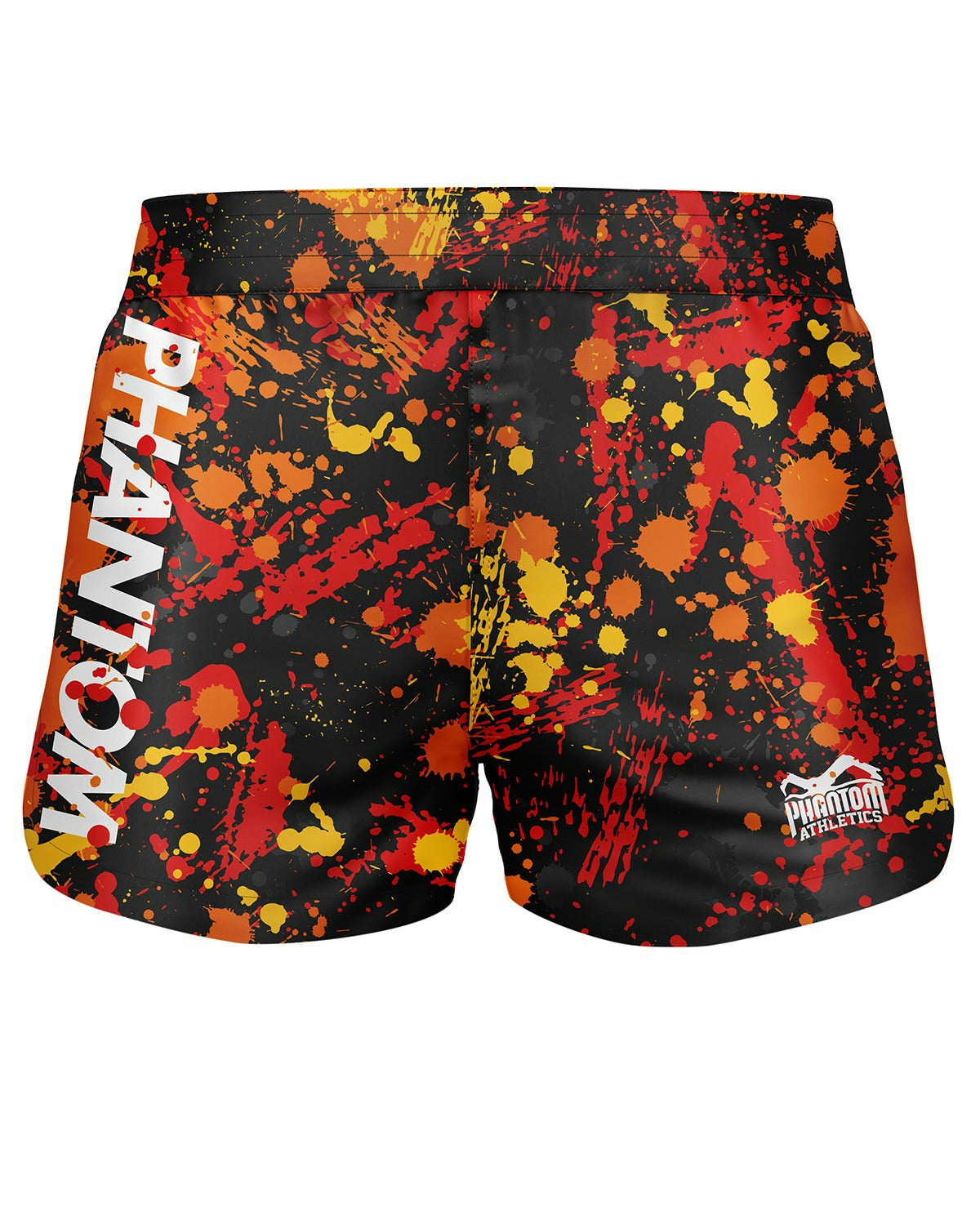 Phantom Athletics MMA Shorts Fusion Splatter - Rood
