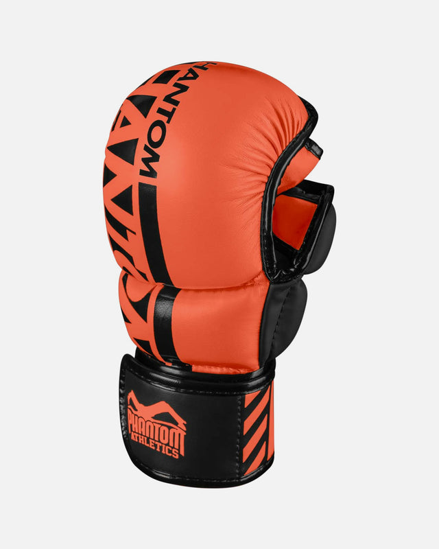 Luvas de MMA Phantom Athletics APEX – Vermelho Néon