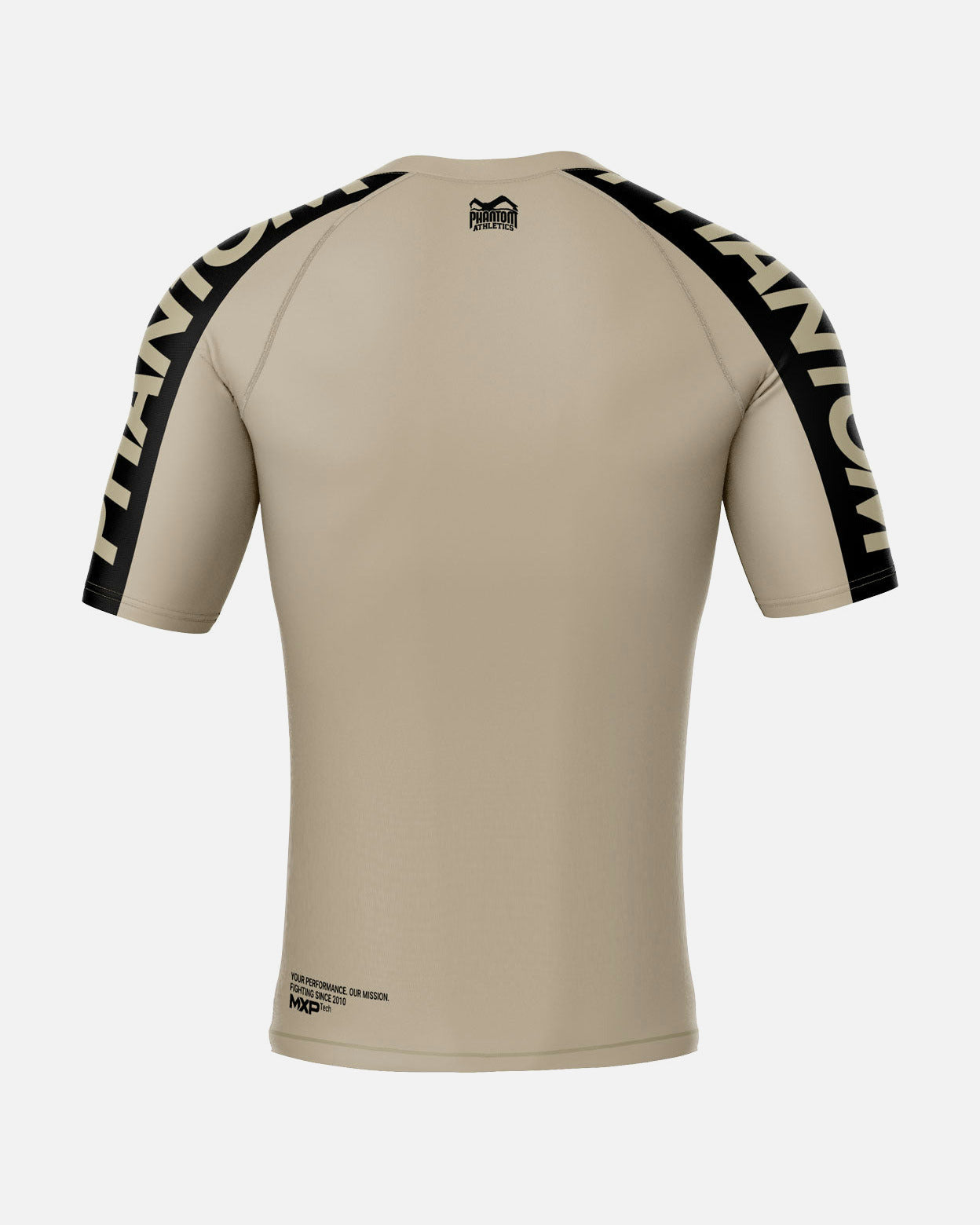 Phantom Athletics Rashguard EVO Apex Korte Mouwen - Zand