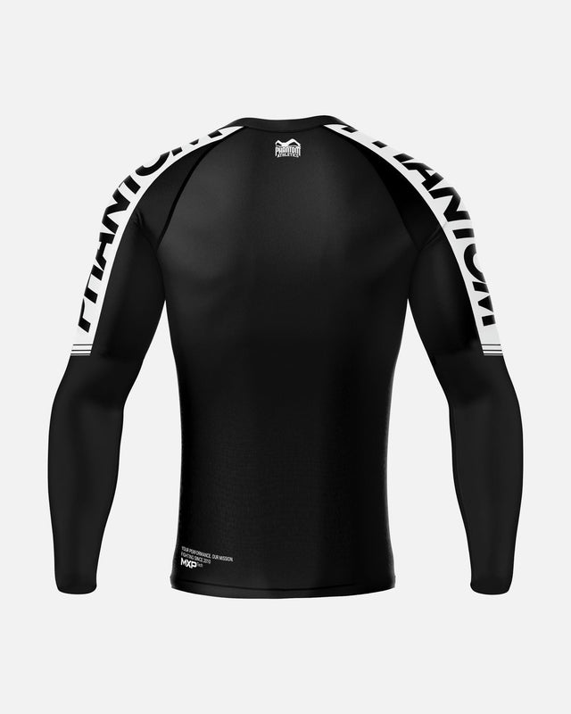 Phantom Athletics Rashguard EVO Apex Lange Mouwen - Zwart