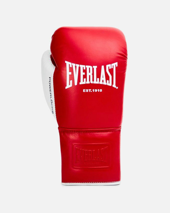 Rękawice bokserskie Everlast Powerlock OG Pro – Czerwone/Białe