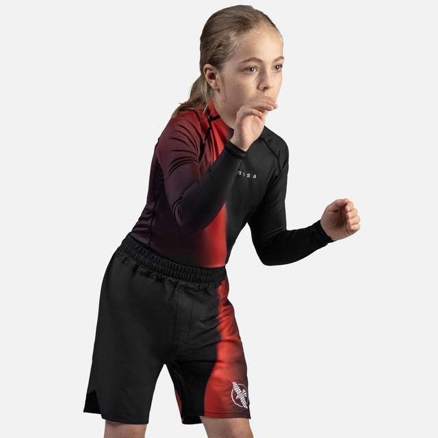 Hayabusa MMA Shorts Apex Nova Kinderen - Rood