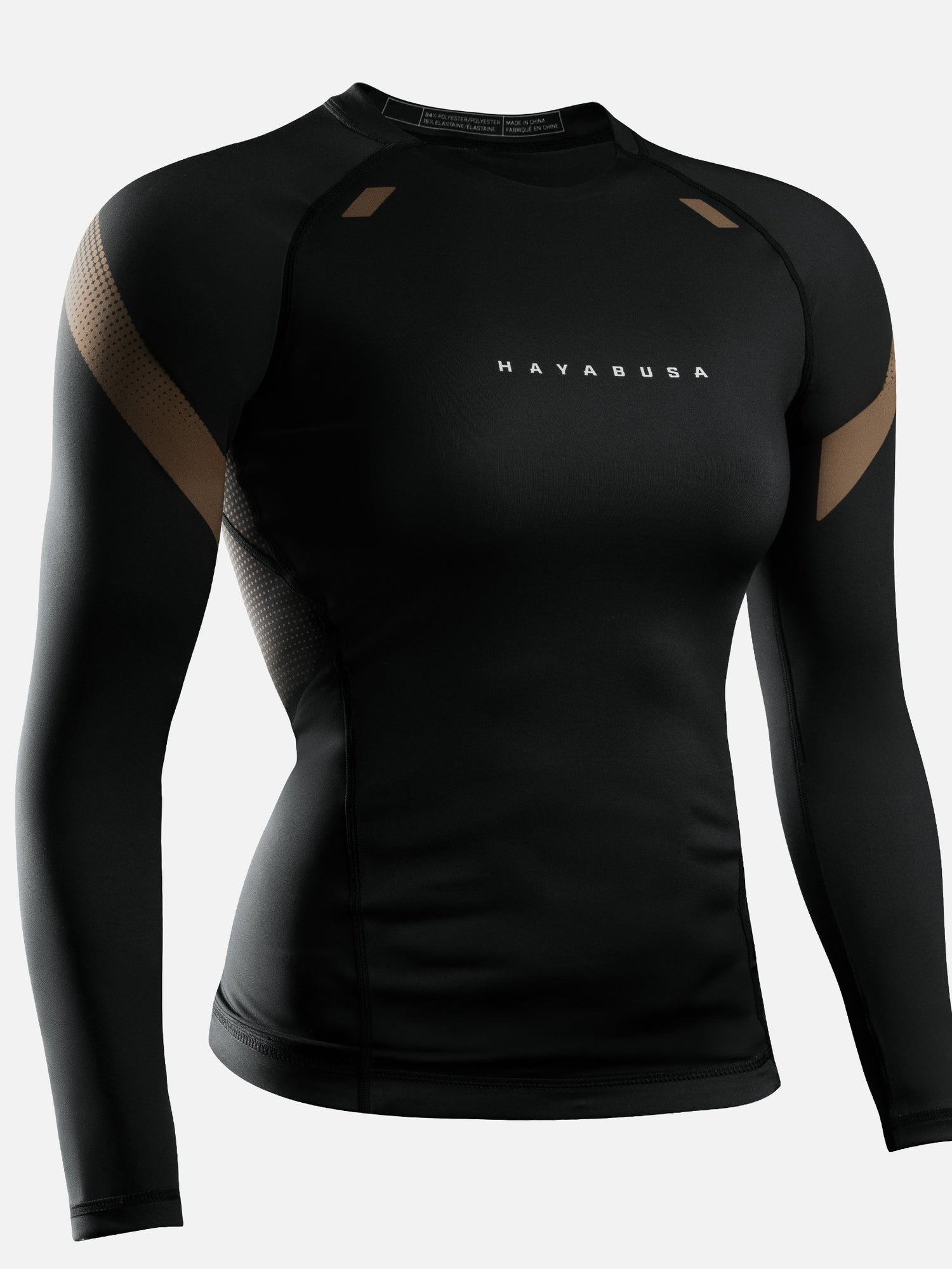Hayabusa Rashguard Pro Ranked Lange Mouwen Dames - Bruin