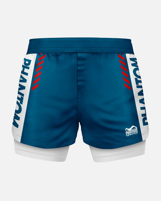 Phantom Athletics Compression Shorts Fusion 2in1 Apex – Black/Grey