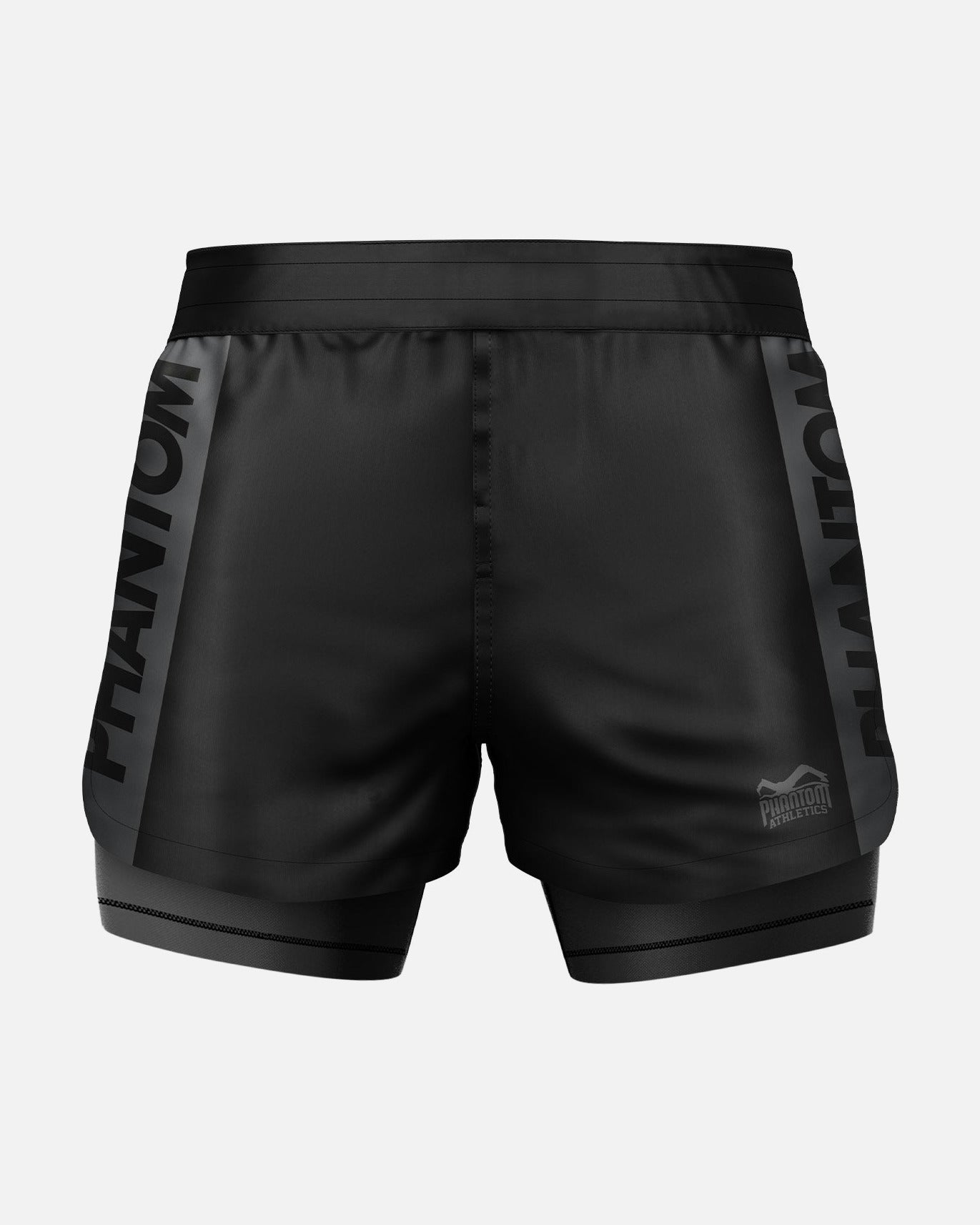 Phantom Athletics Compressie Shorts Fusion 2in1 Apex - Blauw