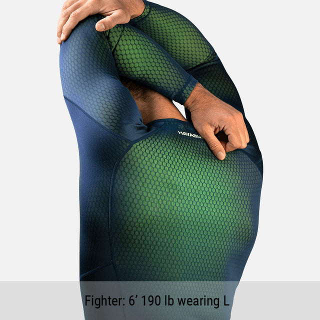 Hayabusa Rashguard Fusion Long Sleeves – Blue/Green