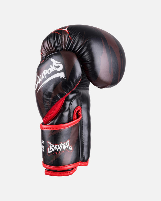 8 WEAPONS Bokshandschoenen Beastial Wolf Kinderen - Zwart/Rood