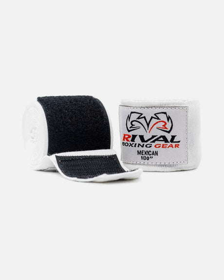 Bandaże bokserskie Rival Mexican Stretch – Białe