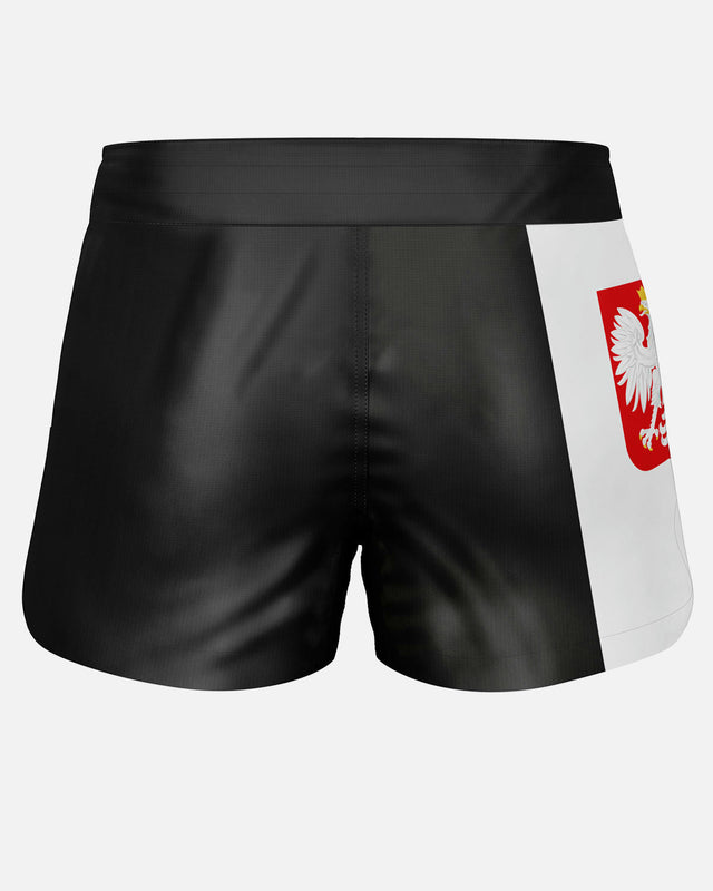 Phantom Athletics MMA-shorts FUSION-R Team Poland – Sort/Rød/Hvid