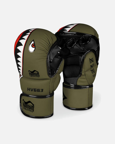 Rękawice MMA Phantom Athletics Fight Squad – Zielony Wojskowy