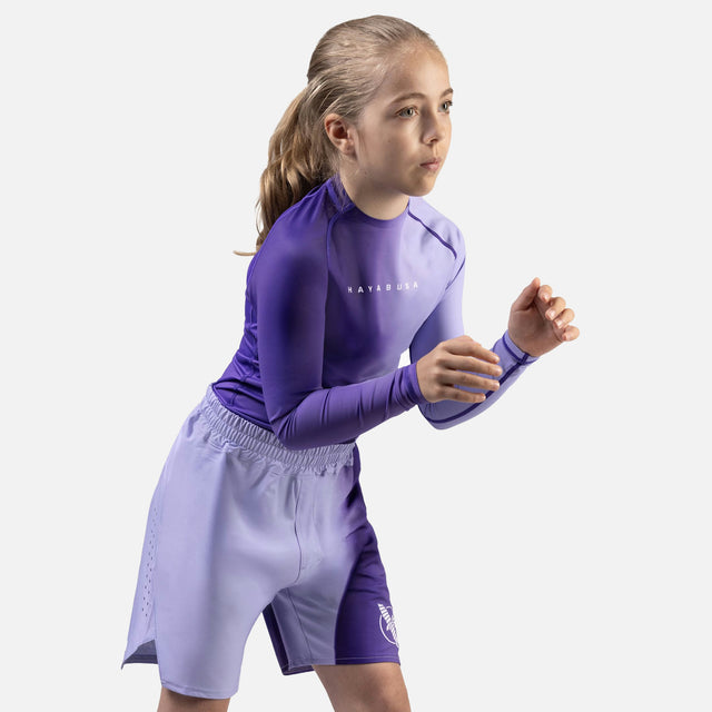 Hayabusa MMA Shorts Apex Nova Kinderen - Paars