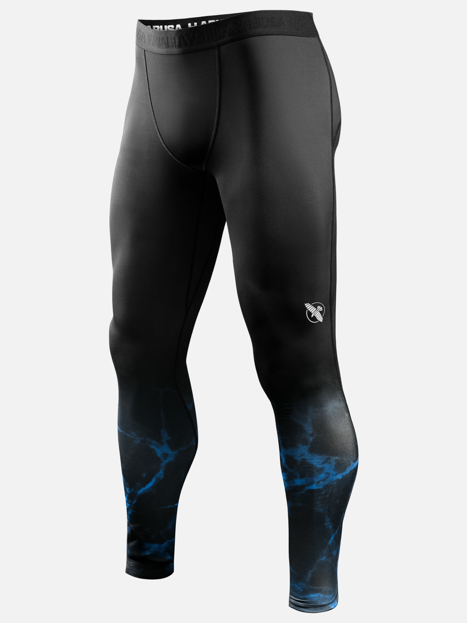 Hayabusa x UFC BJJ Compression Shorts – Black/Blue