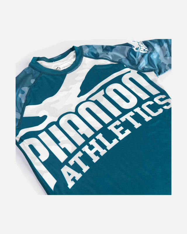 Phantom Athletics Rashguard Warfare - Marineblauw Camo