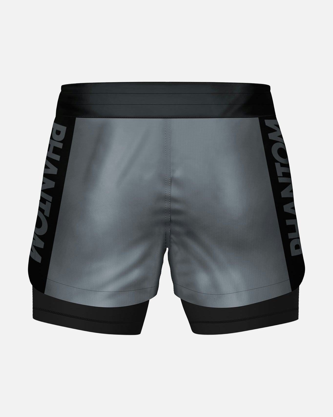 Phantom Athletics Compressie Shorts Fusion 2in1 Apex - Grijs