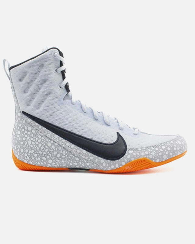 Chaussures de boxe Nike Machomai 3 SE – Argent/Orange