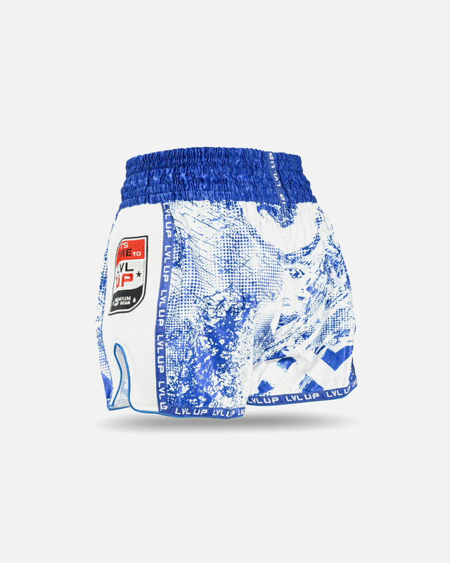 LVL UP Muay Thai Shorts Stadium – Blue