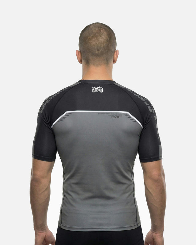 Phantom Athletics Rashguard EVO Apex Korte Mouwen - Grijs