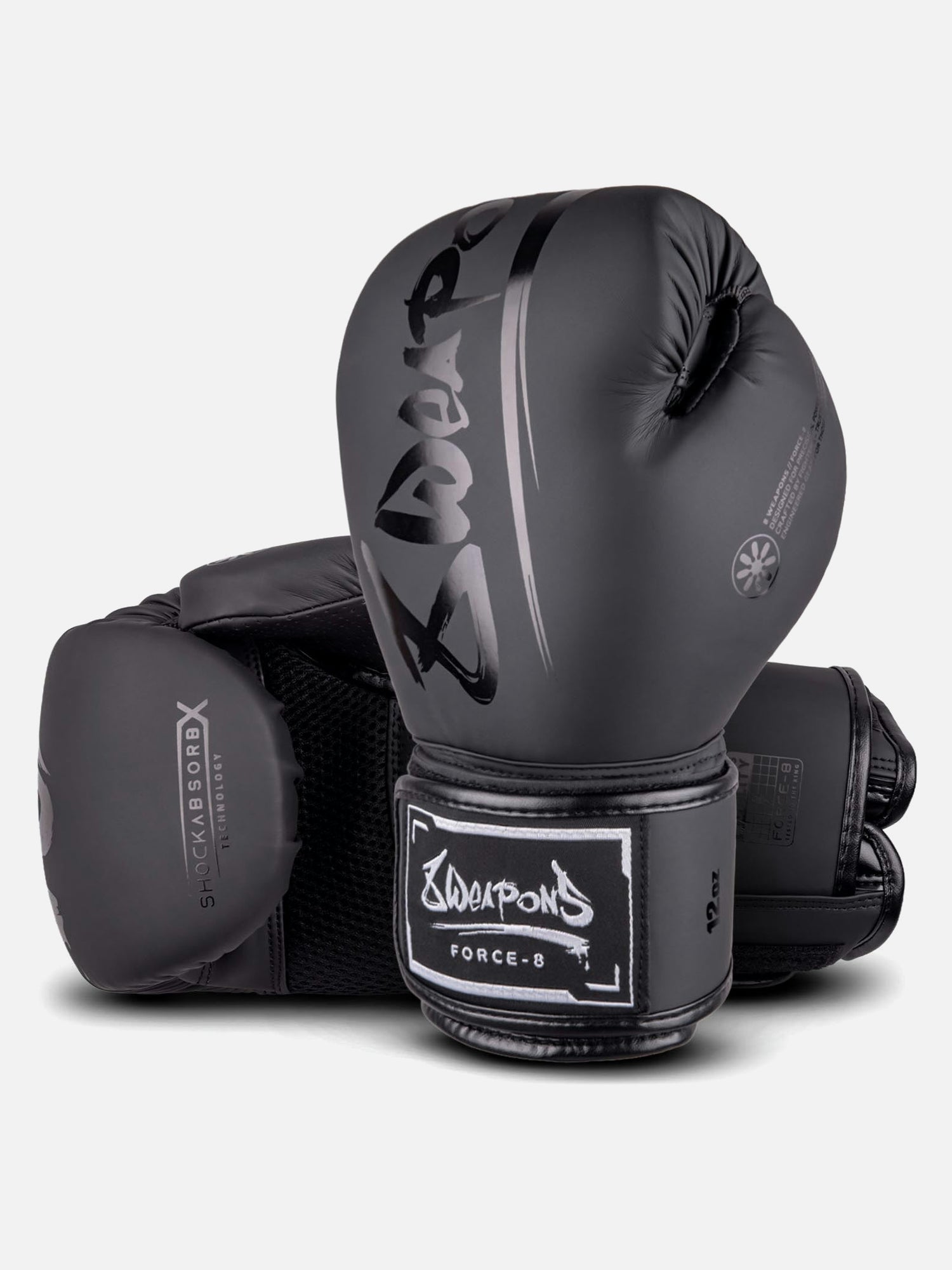 8 WEAPONS Bokshandschoenen Force 8 - Zwart
