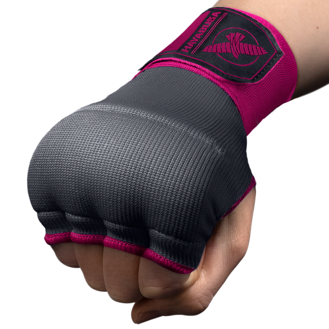 Hayabusa Binnenhandschoenen Quick Gel - Grijs/Roze