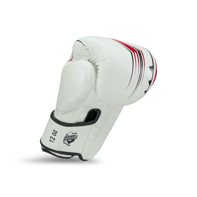Rękawice bokserskie King Pro Boxing BG Spartan – Biało-czarno-czerwone