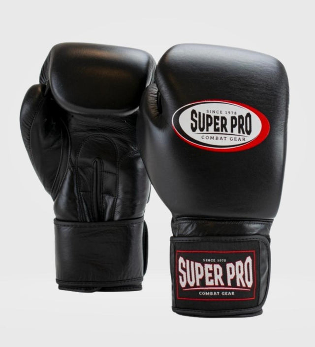 Super Pro Boxing gloves Thai Pro - Black - Boxing gloves