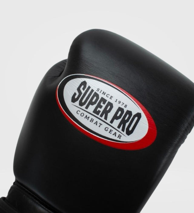 Super Pro Boxing gloves Thai Pro - Black - Boxing gloves