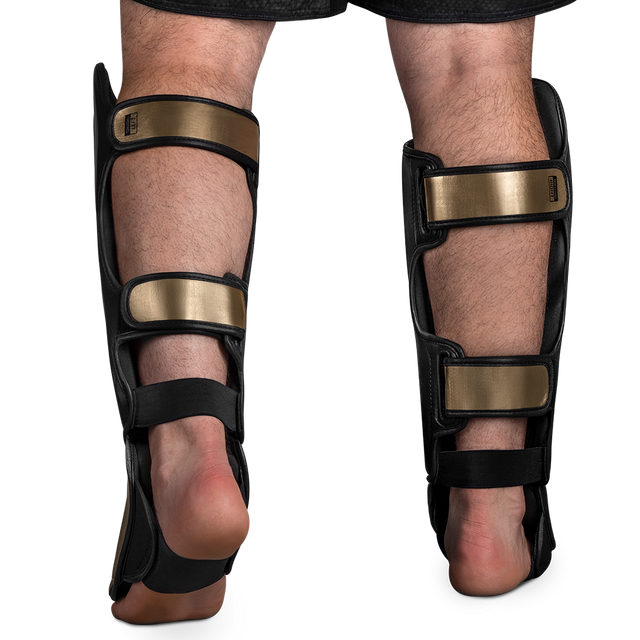 Hayabusa Shin Guards T3 – Black/Gold