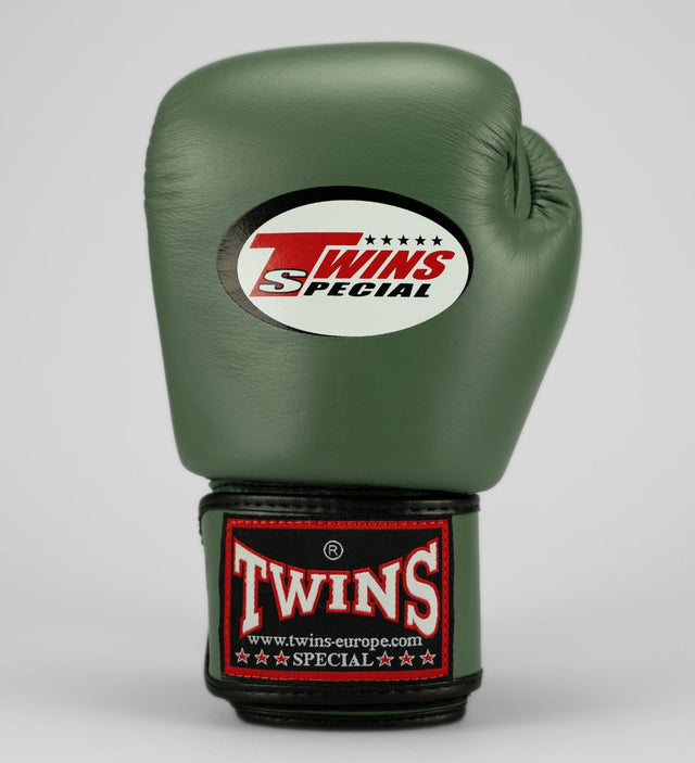 Twins (Kick)Bokshandschoenen BGVL 3 - Leger Groen - (Kick)Bokshandschoenen