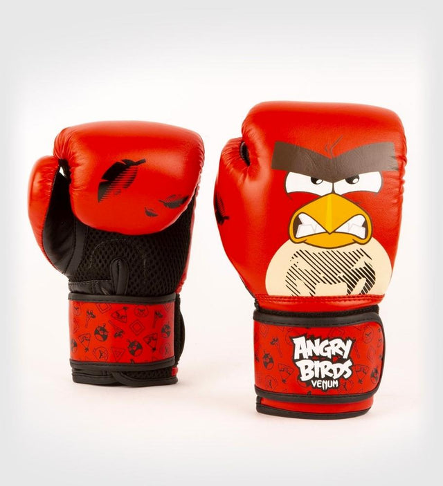 Rękawice bokserskie Venum Angry Birds – Czerwone/Czarne