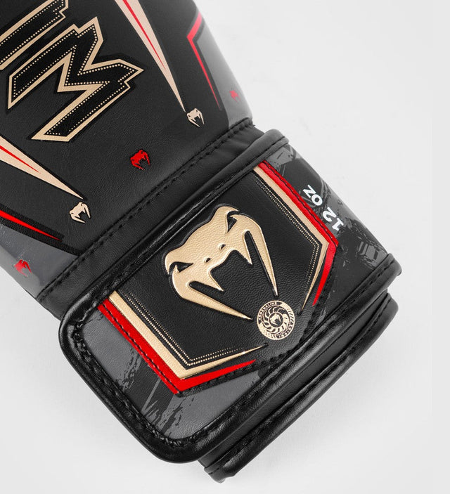 Venum Boxing gloves Elite Evo - Black/Gold/Red - Boxing gloves