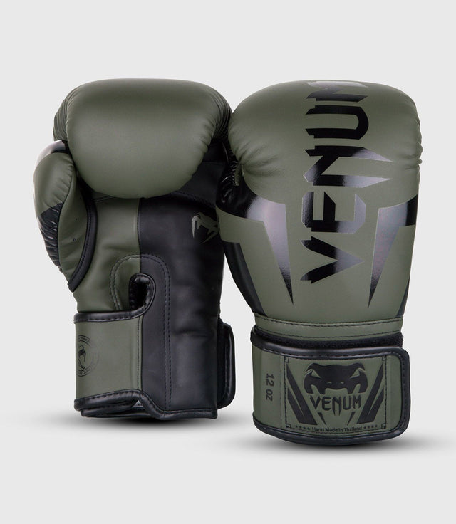 Venum (Kick)Bokshandschoenen Elite - Groen/Zwart - (Kick)Bokshandschoenen