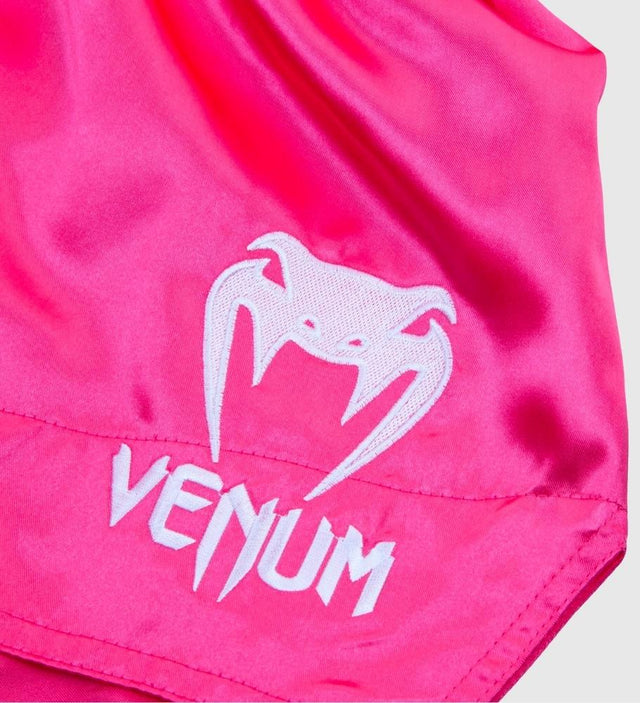 Spodenki do kickboxingu Venum Classic – Różowe