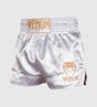 Spodenki do kickboxingu Venum Classic – Białe/Złote