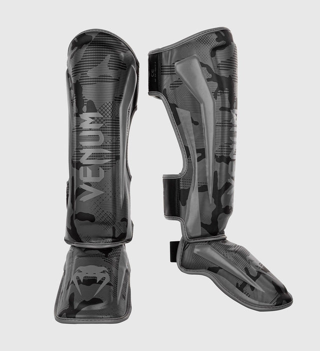 Ochraniacze na piszczele Venum Elite – Camo Szary