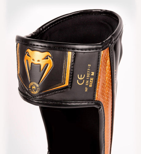 Venum Shin guards Elite Evo – Black/Bronze – Shin guards
