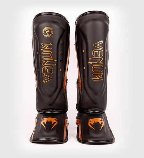 Venum Shin guards Elite Evo – Black/Bronze – Shin guards