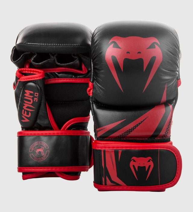 Venum MMA Handschoenen Challenger Sparring 3.0 - Zwart/Rood - MMA Handschoenen
