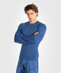 Venum Rashguard Contender Long Sleeves – Blue – Rashguard