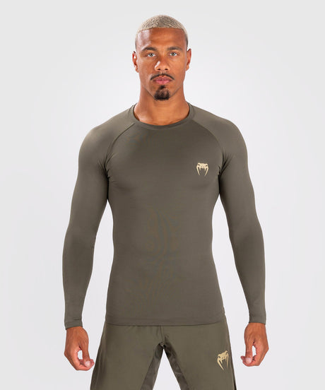 Rashguard Venum Contender Długie Rękawy – Khaki Zielony