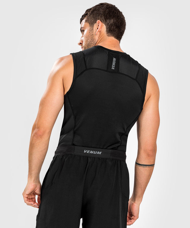 Venum Rashguard G-Fit Air Mouwloos - Czarny/Czarny - Koszulka