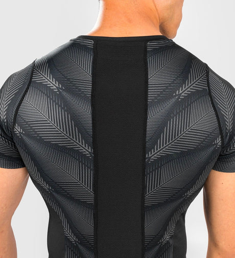 Venum Rashguard Phantom Krótki Rękaw - Czarny/Szary/Czerwony - Rashguard